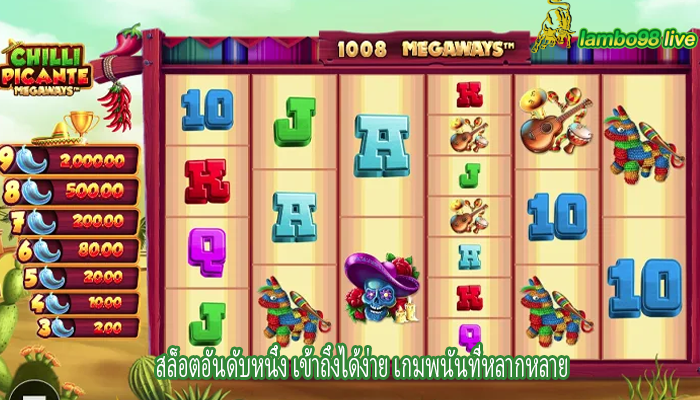 สล็อตอันดับหนึ่ง เข้าถึงได้ง่าย เกมพนันที่หลากหลาย