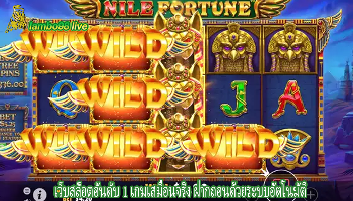 เว็บสล็อตอันดับ 1 เกมเสมือนจริง ฝากถอนด้วยระบบอัตโนมัติ